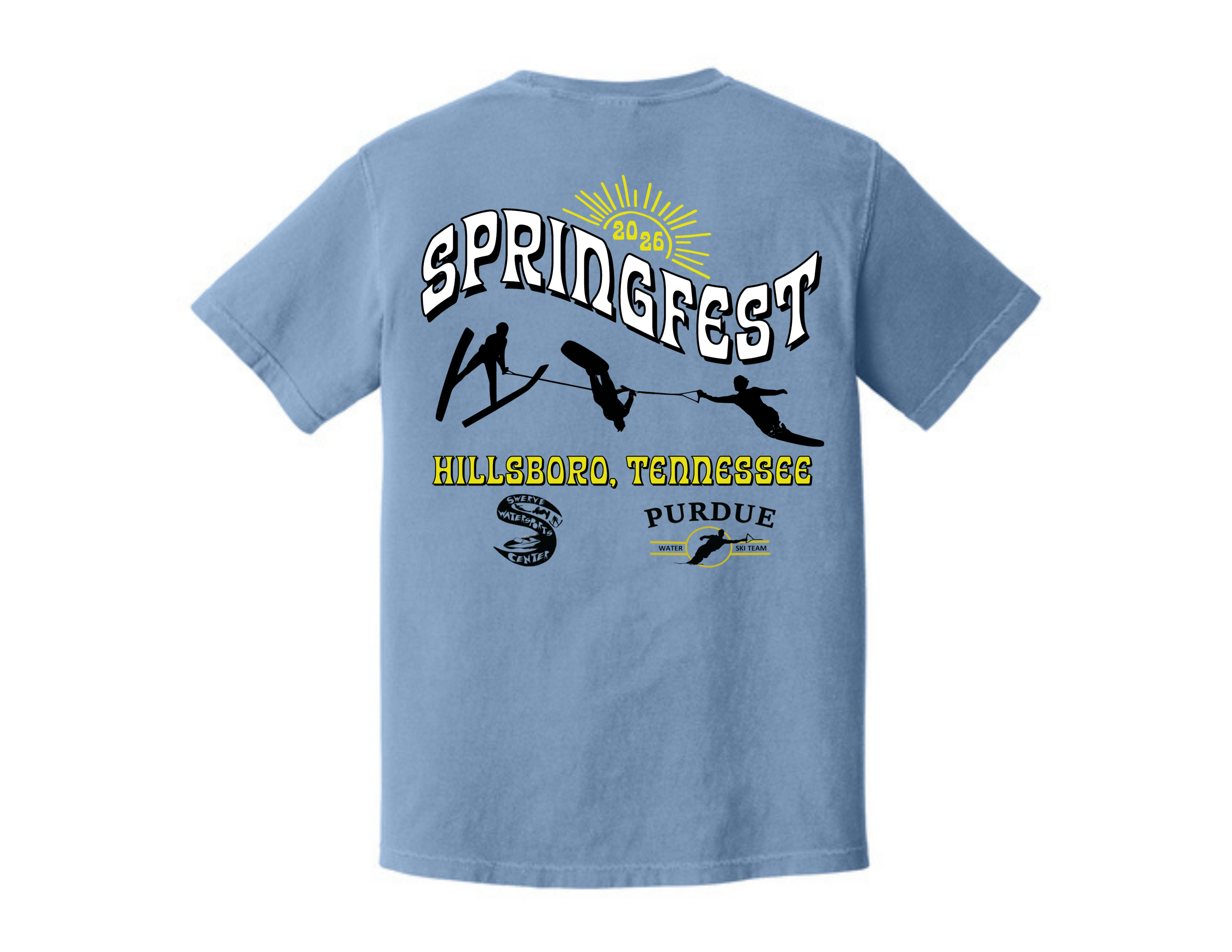 Springvest Logo SPRINGFEST @ SWERVE 2026 TEE – Shred Wear